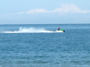 jetskiing