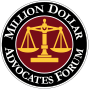 Million Dollar Advocates Forum Badge